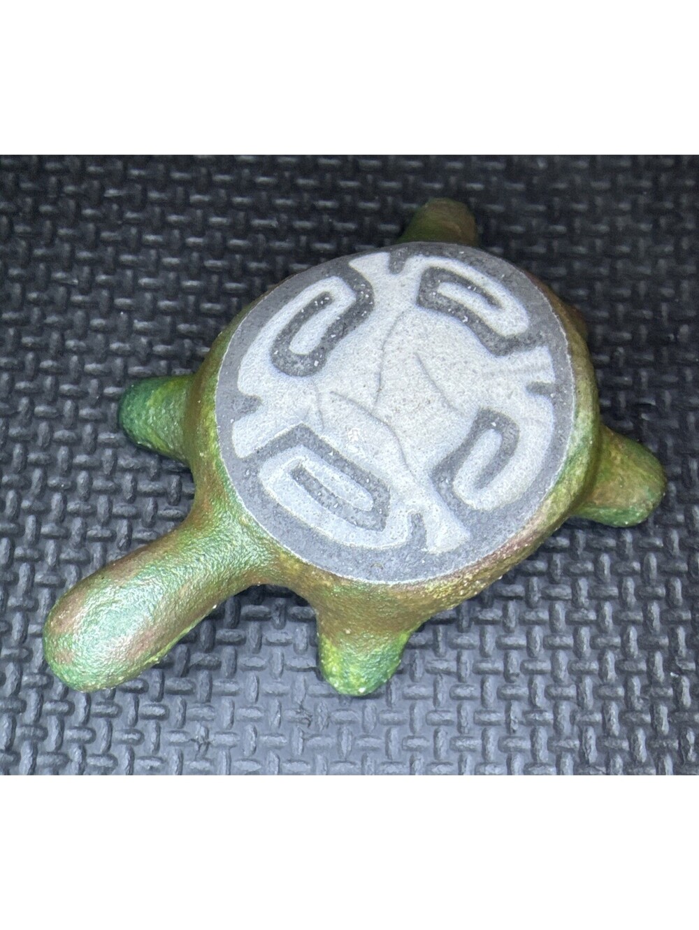 Raku Turtle Pottery Art Signed Jeremy Diller J Diller Figurine | Turtle Fetish